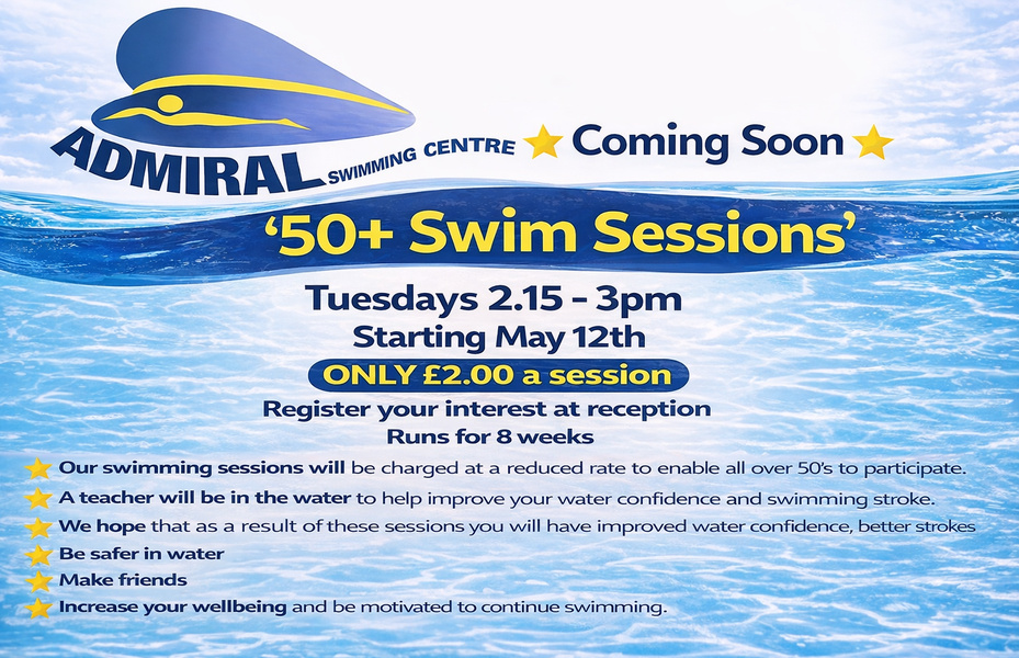 Over 50’s Swim...